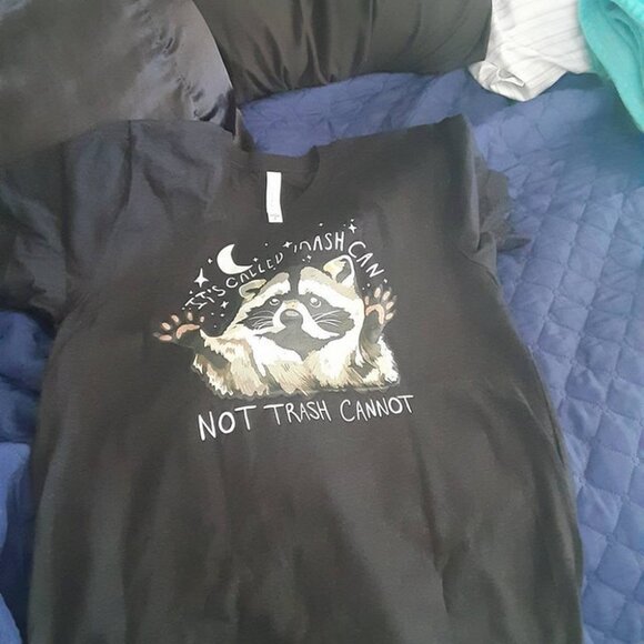 Funny Raccoon Inspiration Tee - Picture 1 of 4